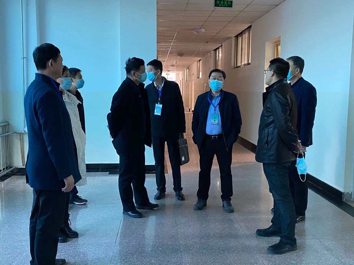 开学伊始，公司领导进行教学检查