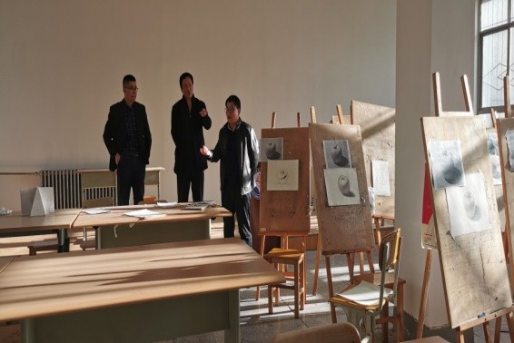 教务处吕磊处长一行来公司检查指导工作